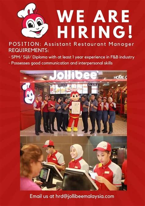 jollibee hiringservice crew|jollibee customer service jobs.